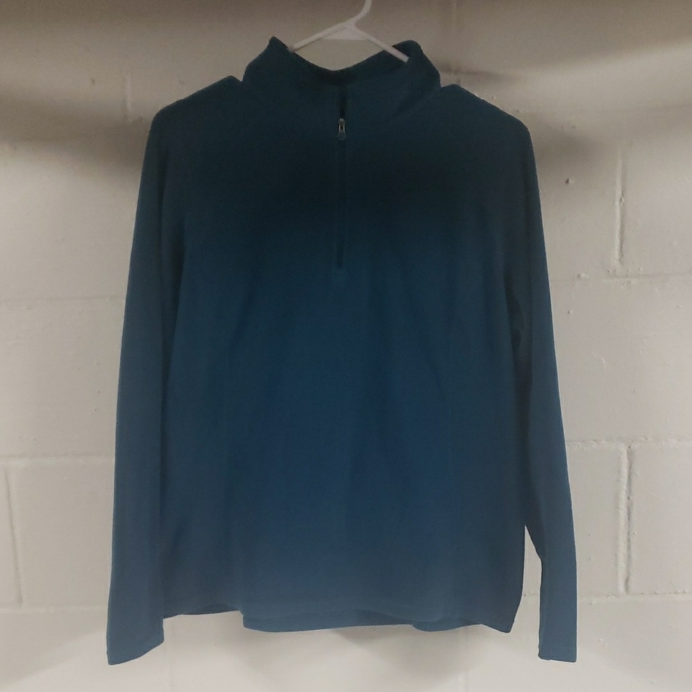 The North Face Blue Zip Up Sweater